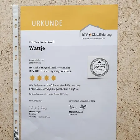 Ferienhaus Wattje Am Yachthafen 102 E * Harlesiel